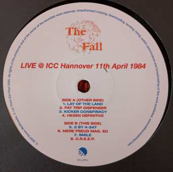 2LP The Fall: Live @ ICC Hannover 11th April 1984 DLX | LTD