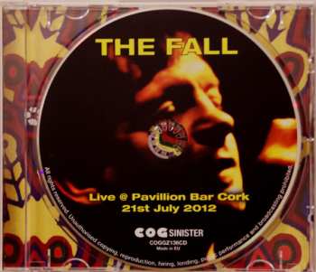 CD The Fall: Live @ Pavillion Bar Cork 21st July 2012