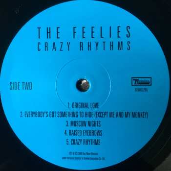 LP The Feelies: Crazy Rhythms