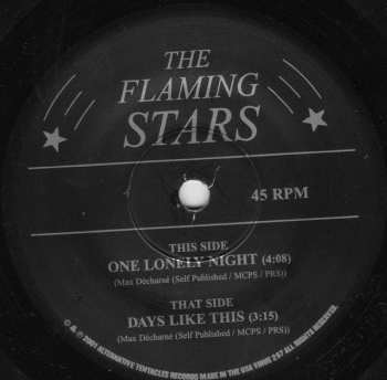 SP The Flaming Stars: One Lonely Night / Days Like This