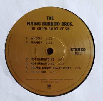 LP The Flying Burrito Bros: The Gilded Palace Of Sin