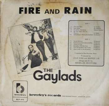 LP The Gaylads: Fire And Rain