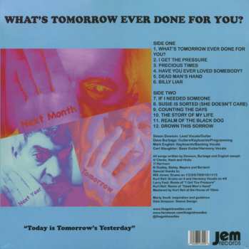 LP The Gold Needles: What's Tomorrow Ever Done For You? LTD | CLR