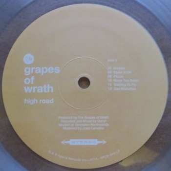 LP The Grapes Of Wrath: High Road