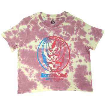 Merch The Grateful Dead: Dámske Crop Top Concentric Skulls