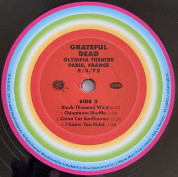 6LP/Box Set The Grateful Dead: Olympia Theatre, Paris, France (5/3/72) LTD