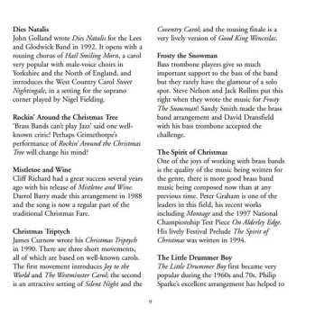 CD Peter Parkes: A White Christmas With Grimethorpe