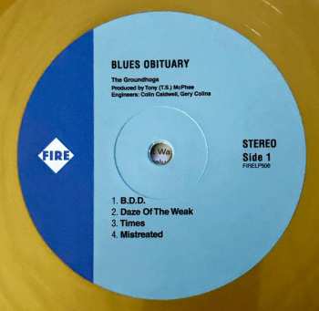 LP The Groundhogs: Blues Obituary CLR