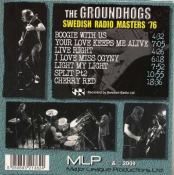 CD The Groundhogs: Swedish Radio Masters '76