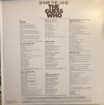 LP The Guess Who: Share The Land