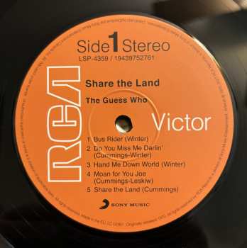 LP The Guess Who: Share The Land