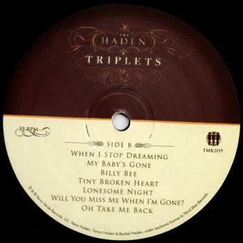 LP The Haden Triplets: The Haden Triplets