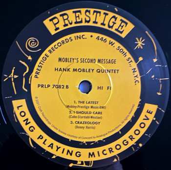 LP The Hank Mobley Quintet: Mobley's 2nd Message LTD