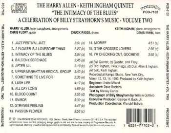 CD The Harry Allen-Keith Ingham Quintet: The Intimacy Of The Blues - A Celebration Of Billy Strayhorn's Music Volume Two