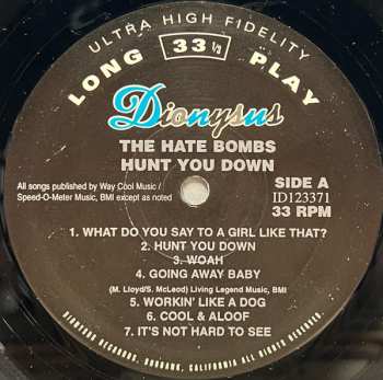 LP The Hate Bombs: Hunt You Down