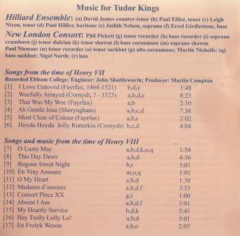 CD The Hilliard Ensemble: Music For Tudor Kings: Henry VII & Henry VIII