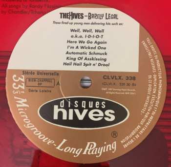 LP The Hives: Barely Legal CLR | LTD