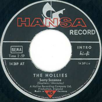 SP The Hollies: Sorry Suzanne
