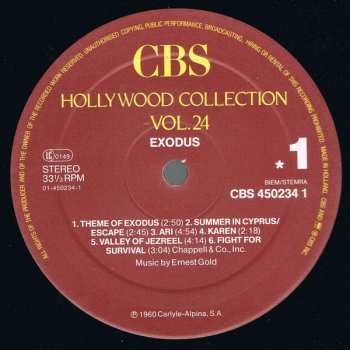 LP The Hollywood Studio Orchestra: Exodus 