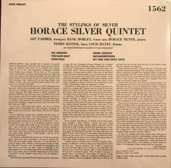 LP The Horace Silver Quintet: The Stylings Of Silver LTD