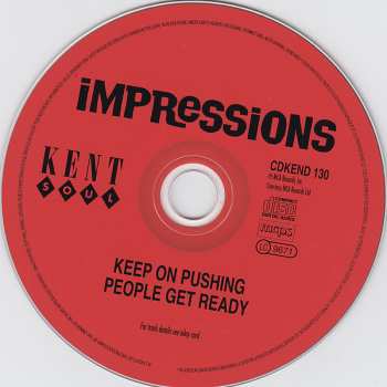 CD The Impressions: Keep On Pushing / People Get Ready
