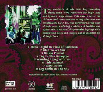 CD The Incredible String Band: Live At The Fillmore West 1970