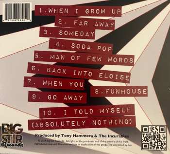 CD The Incurables: Inside Out And Backwards