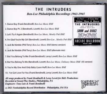 CD The Intruders: Ben-Lee Recordings 1963-65