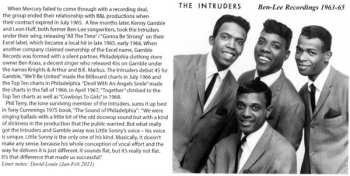 CD The Intruders: Ben-Lee Recordings 1963-65