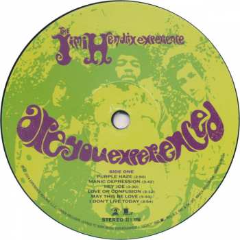 LP The Jimi Hendrix Experience: Are You Experienced