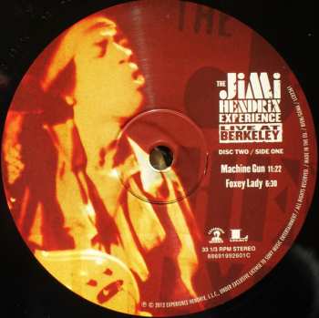 2LP The Jimi Hendrix Experience: Live At Berkeley