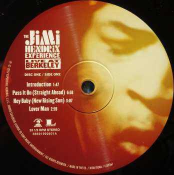 2LP The Jimi Hendrix Experience: Live At Berkeley