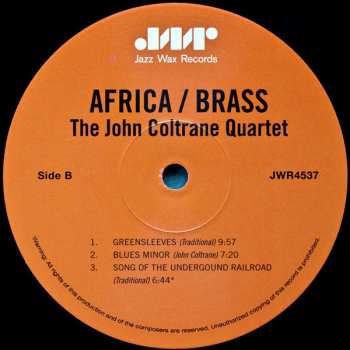 LP The John Coltrane Quartet: Africa / Brass LTD