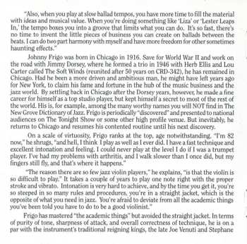 CD The Johnny Frigo Quartet: Live At The 1997 Floating Jazz Festival