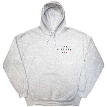 Merch The Killers: The Killers Unisex Pullover Hoodie: Tour '24 Roulette Wheel (grey) (back Print & Ex-tour) (small) S