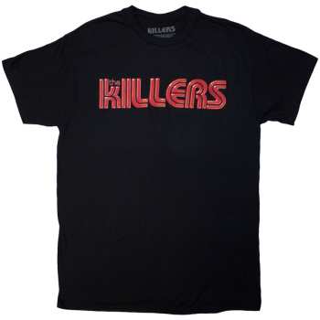 Merch The Killers: The Killers Unisex T-shirt: Tour '24 Red Logo (black) (ex-tour) (medium) M