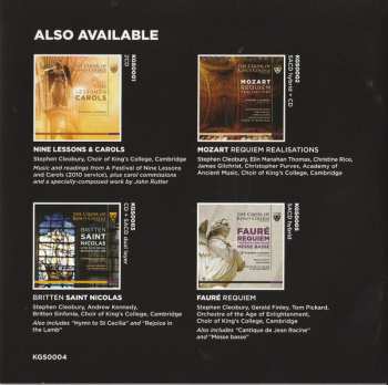 SACD The King's College Choir Of Cambridge: English Hymn Anthems