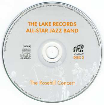 CD The Lake Records All-Star Jazz Band: The Rosehill Concert