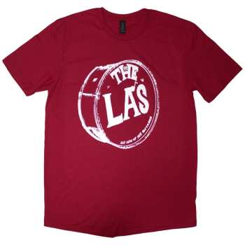 Merch The La's: Tričko White Drum Head Logo The La's