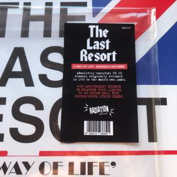 LP The Last Resort: A Way Of Life - Skinhead Anthems CLR | LTD