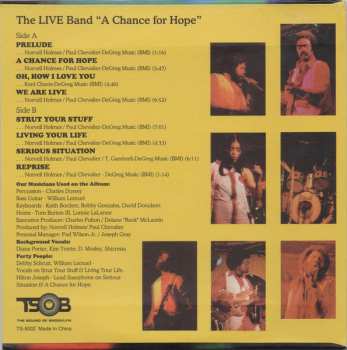 CD The Live Band: A Chance For Hope