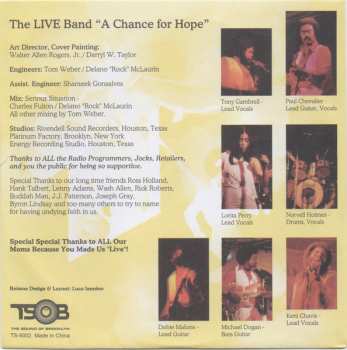 CD The Live Band: A Chance For Hope