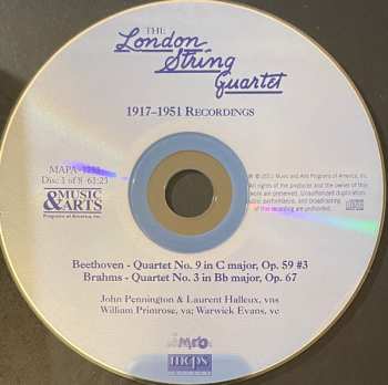 8CD/Box Set London String Quartet: 1917-1951 Recordings