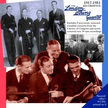 8CD/Box Set London String Quartet: 1917-1951 Recordings