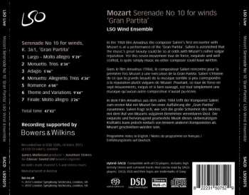 SACD Wolfgang Amadeus Mozart: Serenade No. 10 For Winds 'Grand Partita'