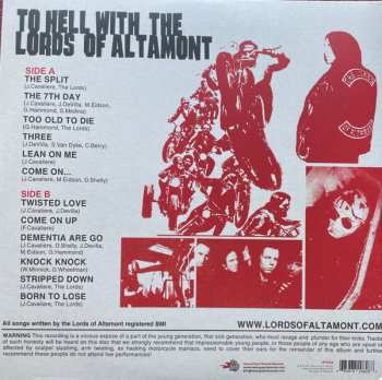 LP The Lords Of Altamont: To Hell With The Lords Of Altamont