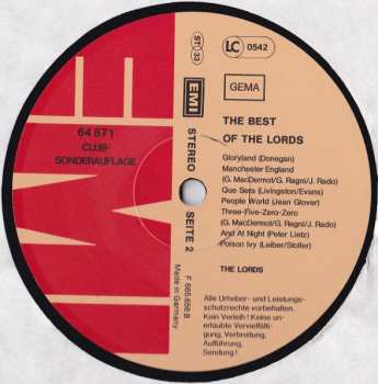 LP The Lords: The Best Of The Lords