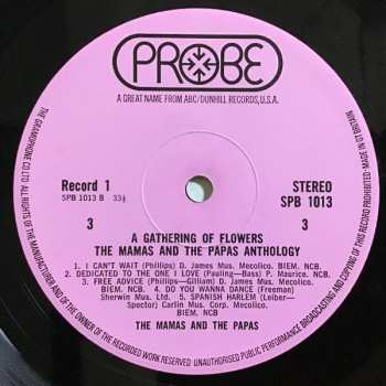 2LP The Mamas & The Papas: A Gathering Of Flowers - The Mamas And The Papas Anthology