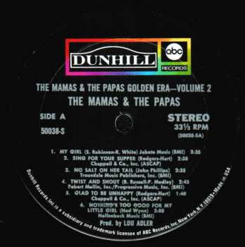 LP The Mamas & The Papas: Golden Era Vol. 2