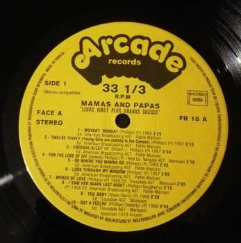 LP The Mamas & The Papas: Leurs 20 Plus Grands Succès